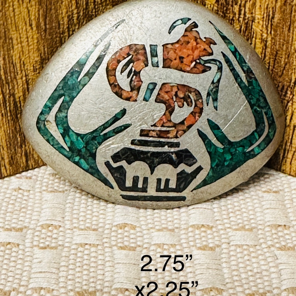 Native Craftsmen Fine Pewter Belt Buckle